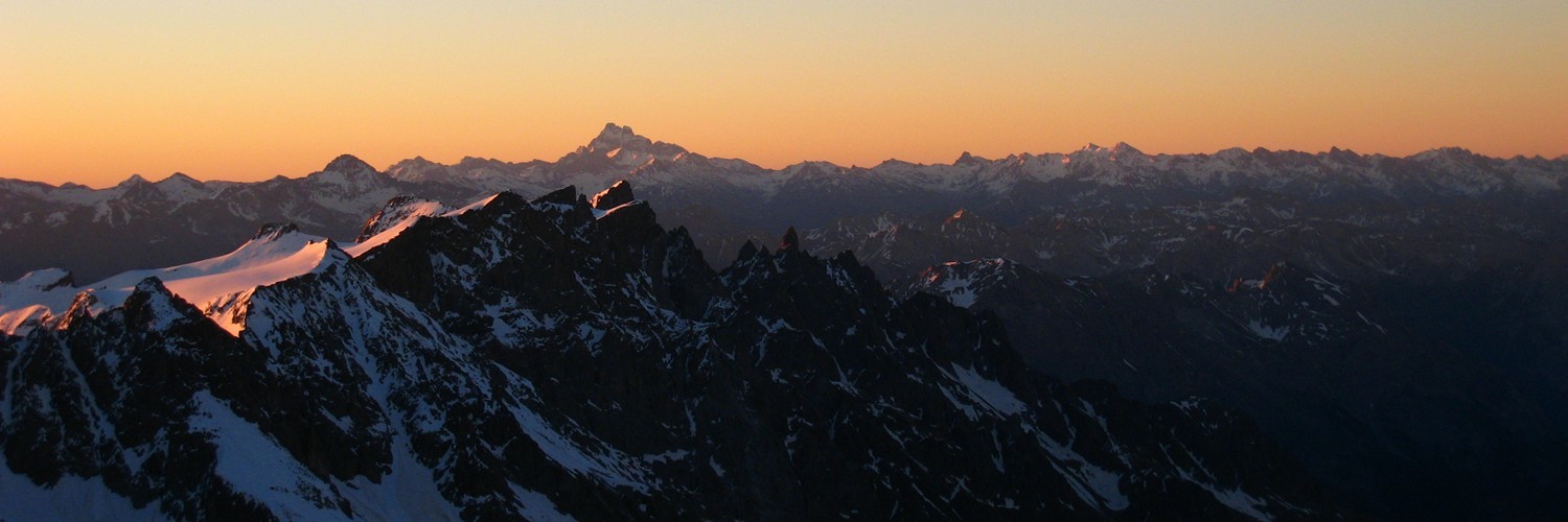 Le Viso vu de Roche Paillon