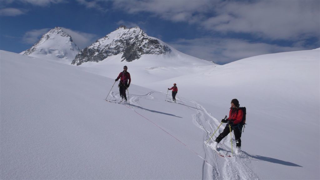 Sur le glacier