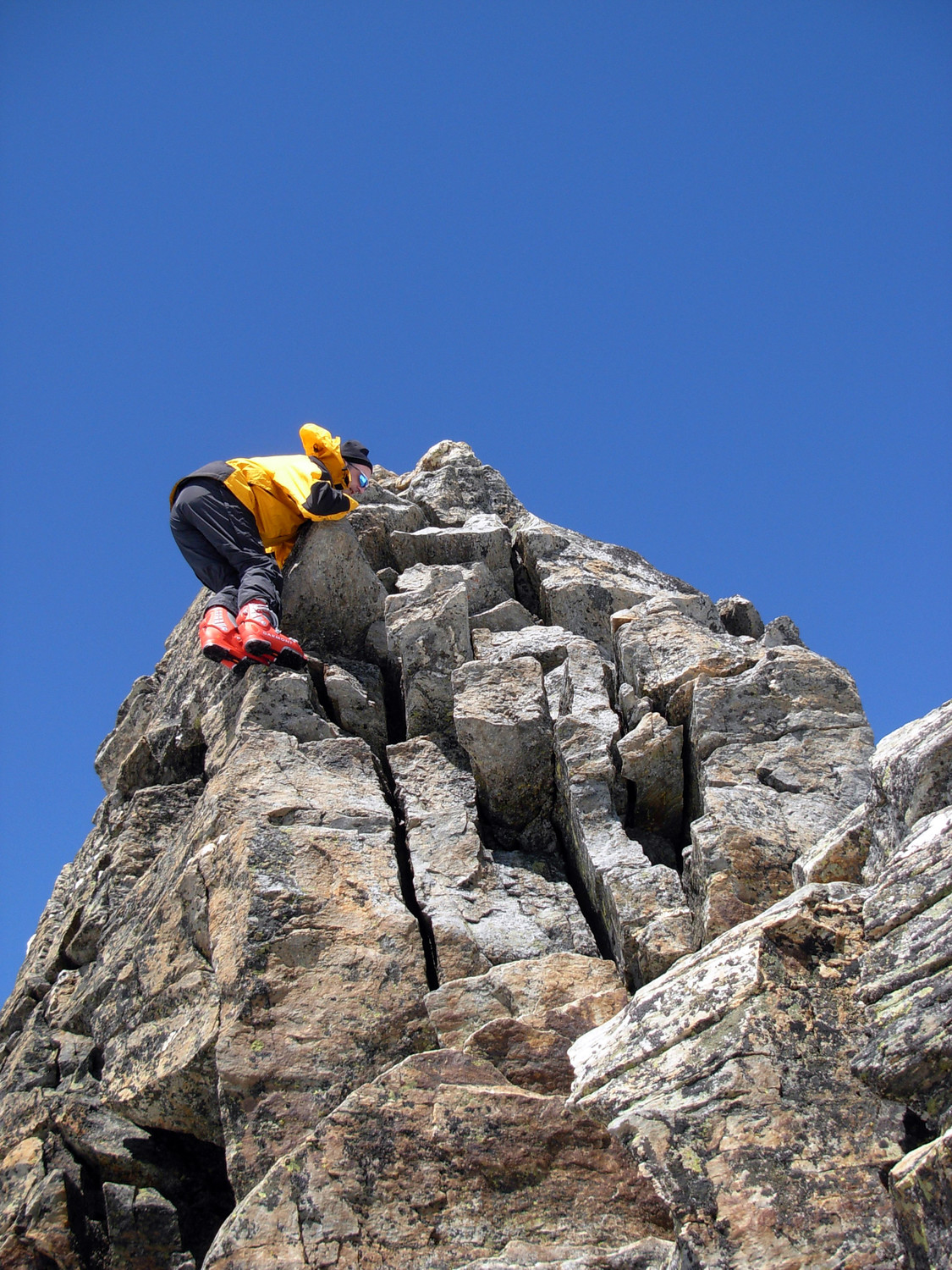 Dario sul passaggio chiave in cresta