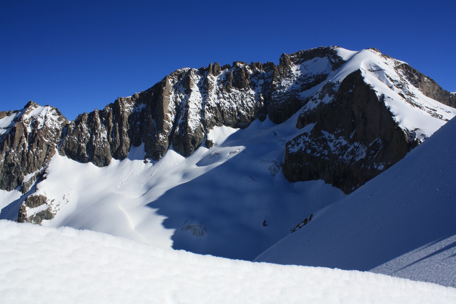 Le Râteau vu du Col du Replat