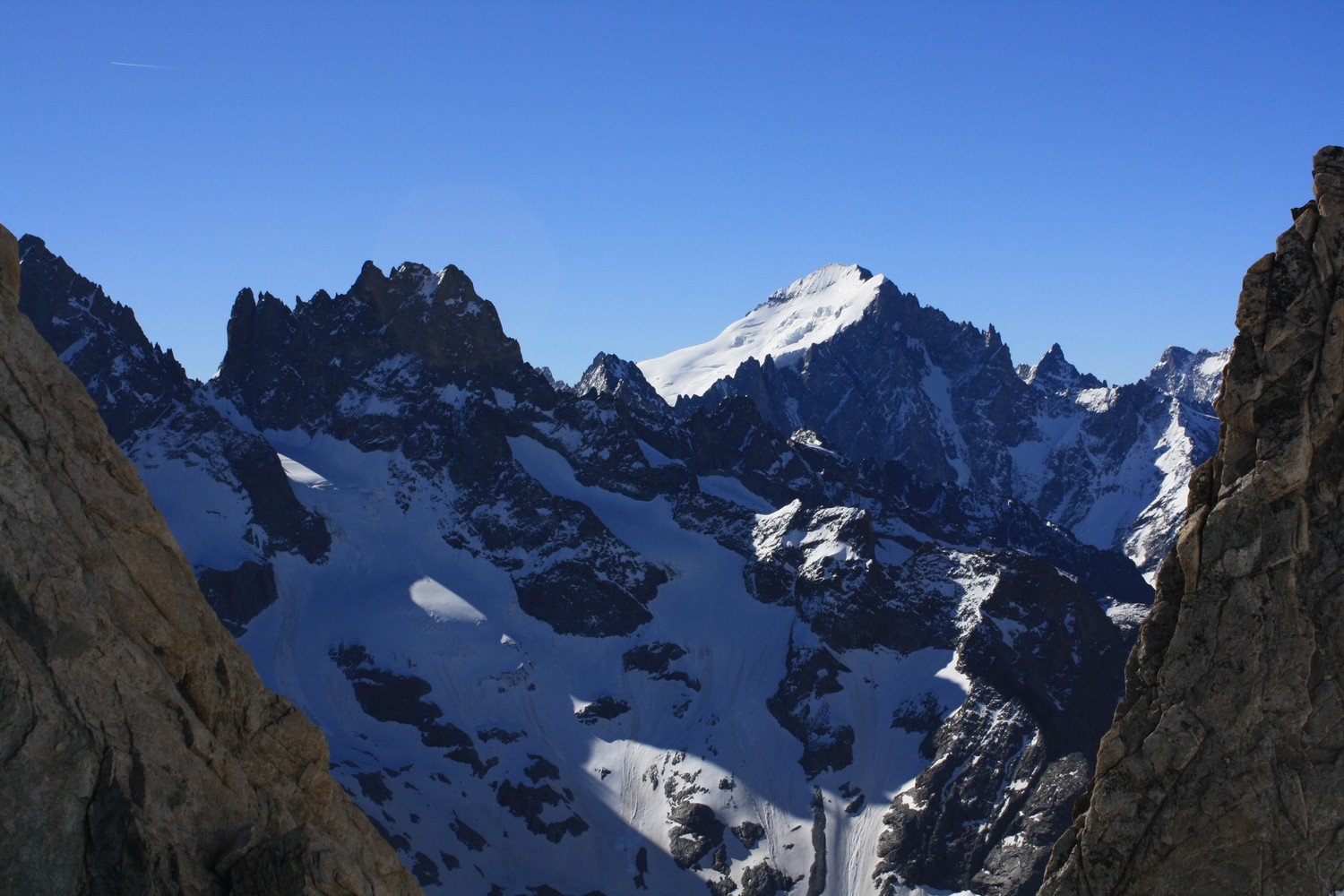 Le Pic Bourcet, le Dôme et la Barre des Ecrins