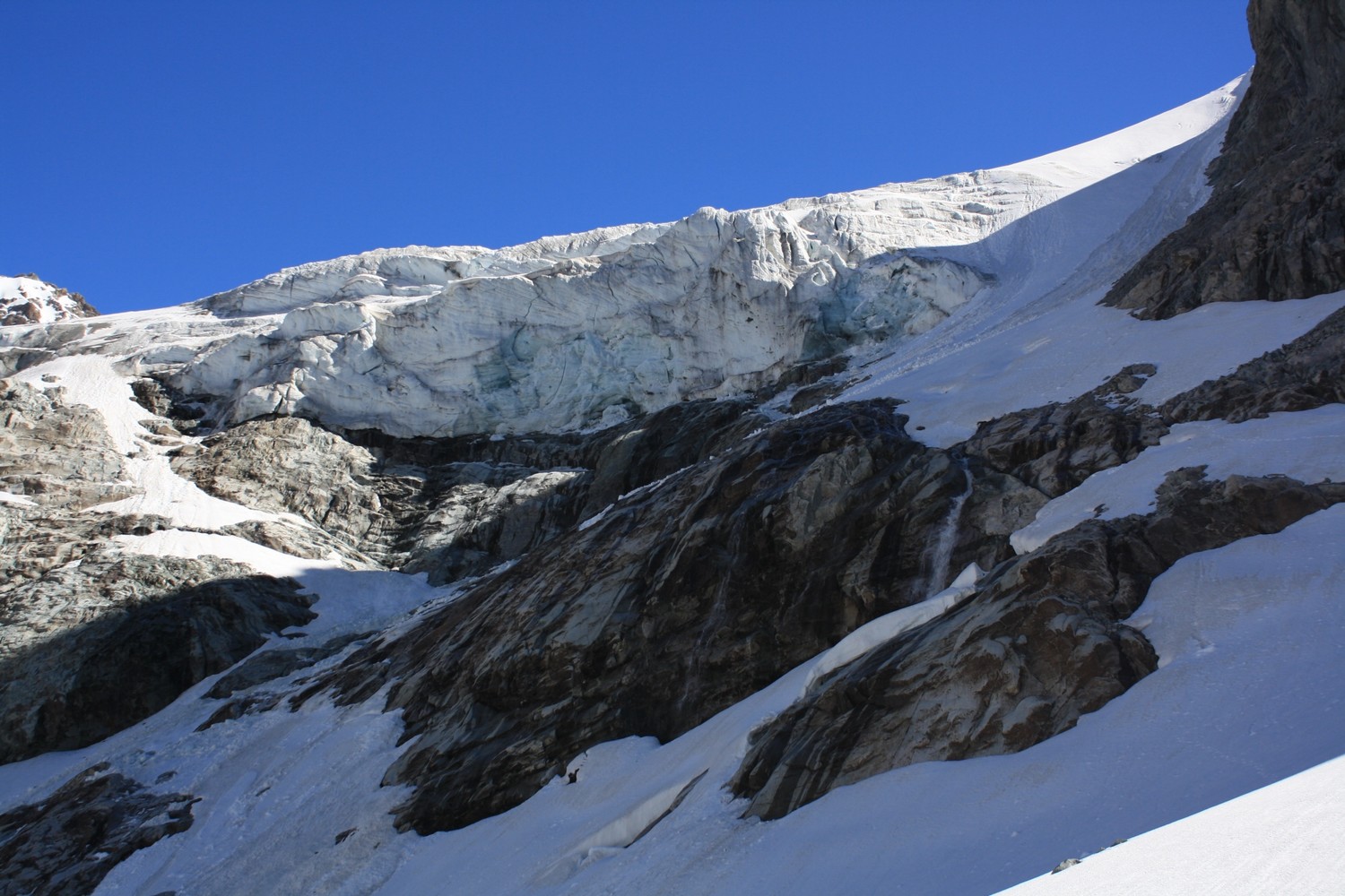 Le front du Glacier de la Selle