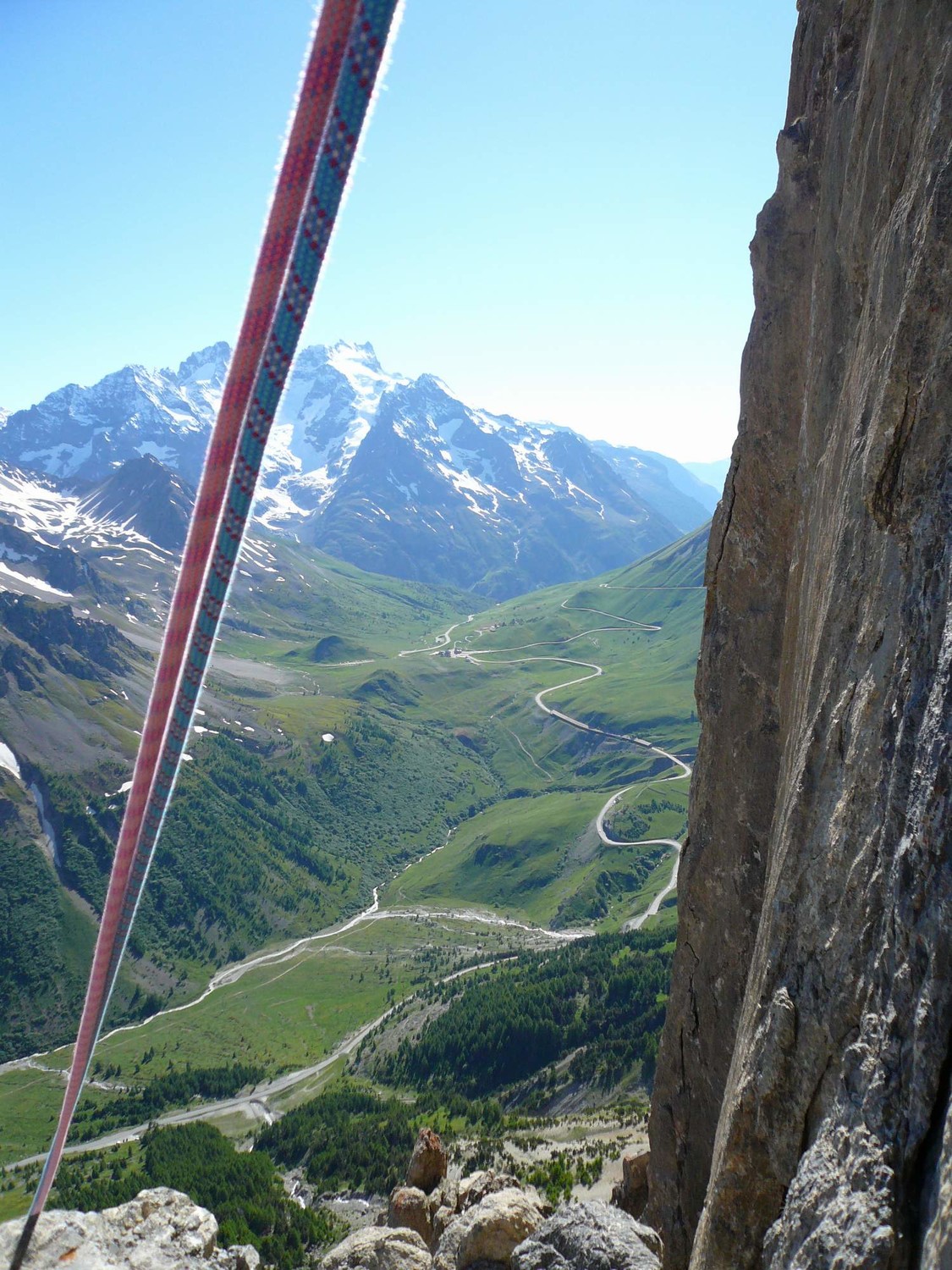"gradins dauphinois" du relais entre L8 et L9