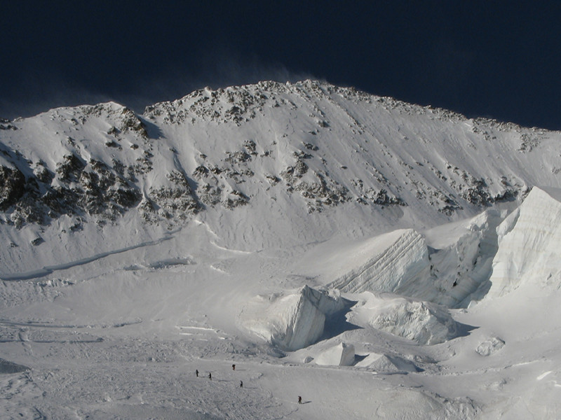 La crête sommitale de la Barre