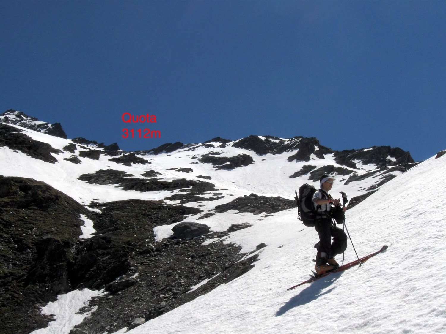 Wasenhorn discesa quota 3112