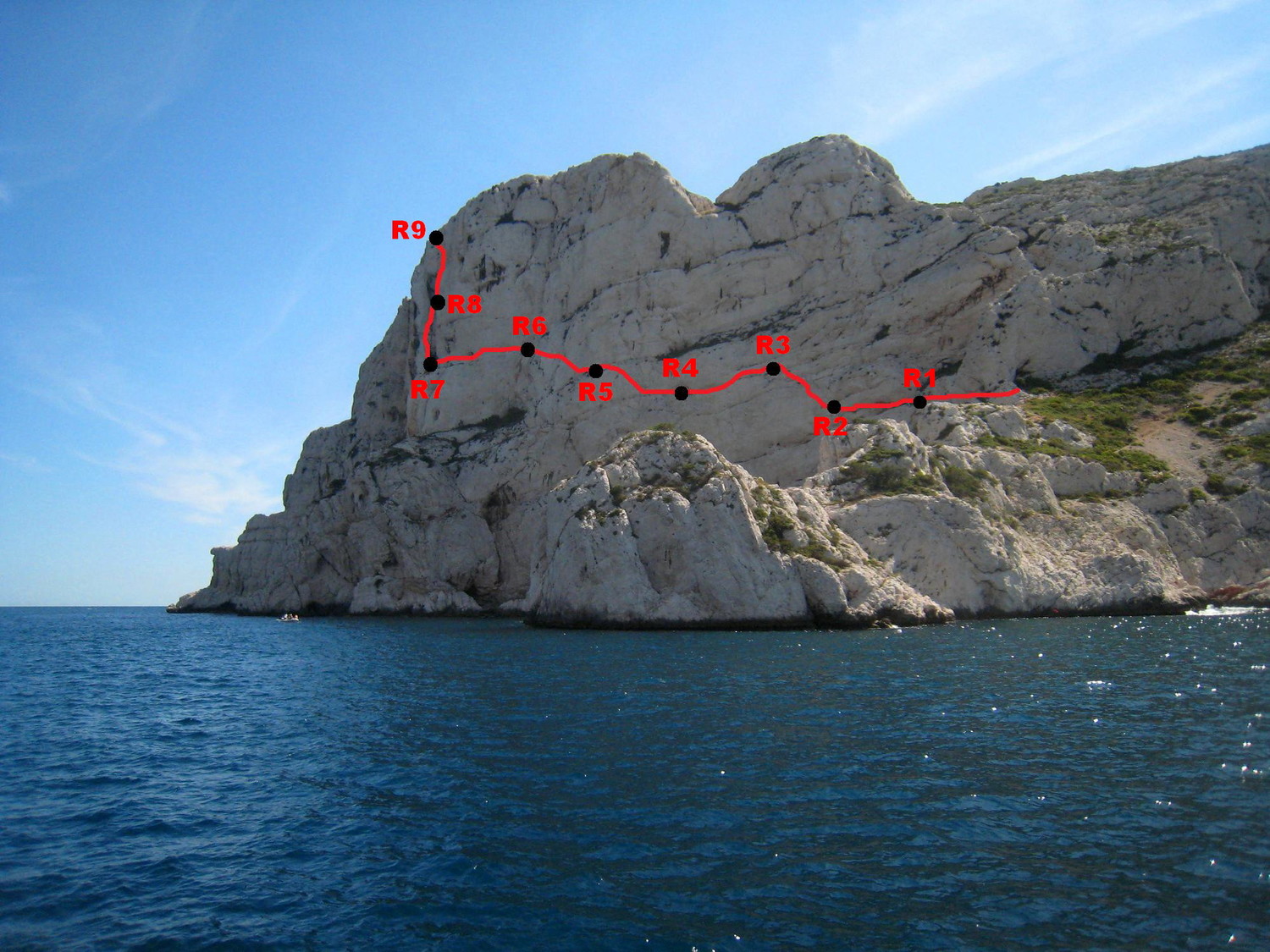Calanque de Sormiou - Le Bec : Grande traversée du Bec