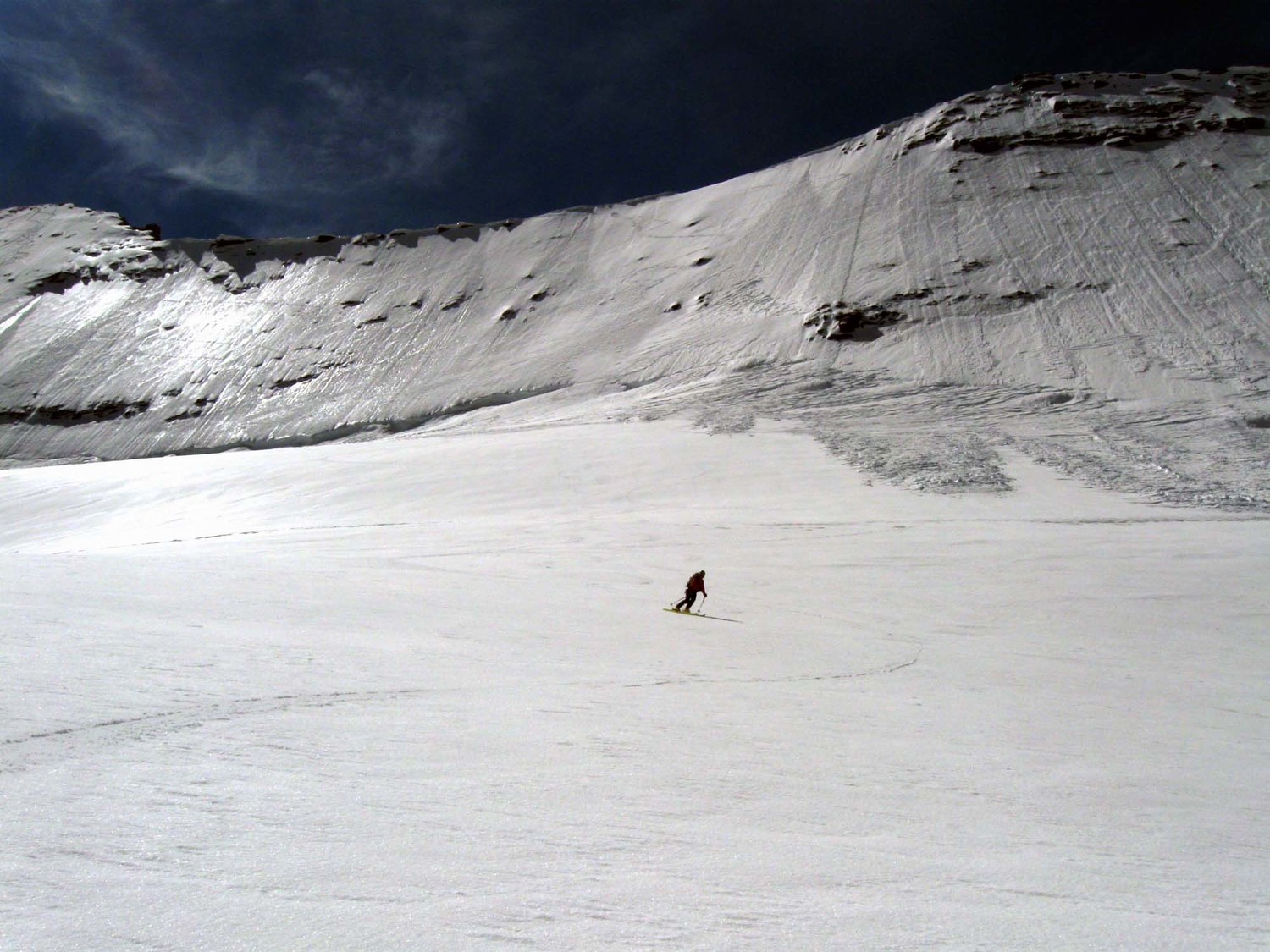 Discesa dal Monte Leone N
