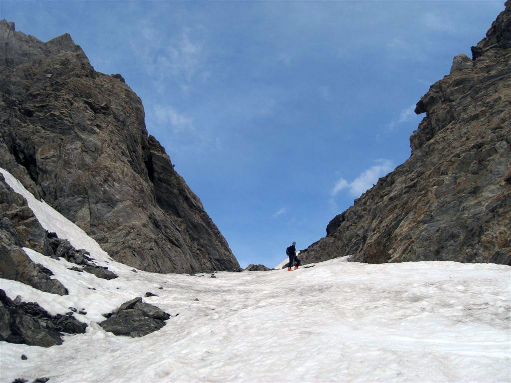 Ju descend la Brêche de Ruine