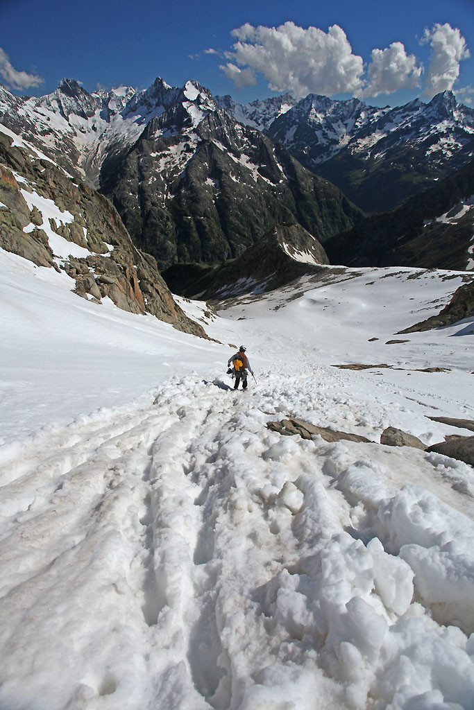 Steph dans la descente