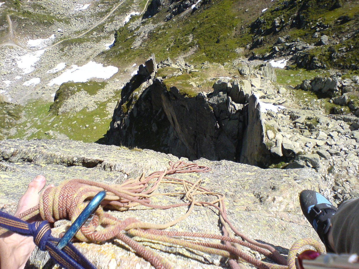 arrete finale avant le sommet 6a