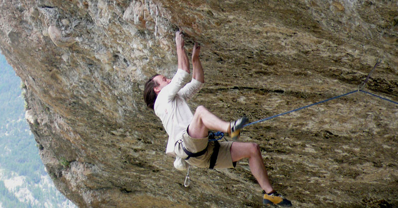 Vincent dans "parcours de santé", 8a