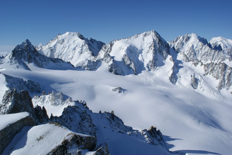 Vue depuis le sommet de l'Aiguille du Tour