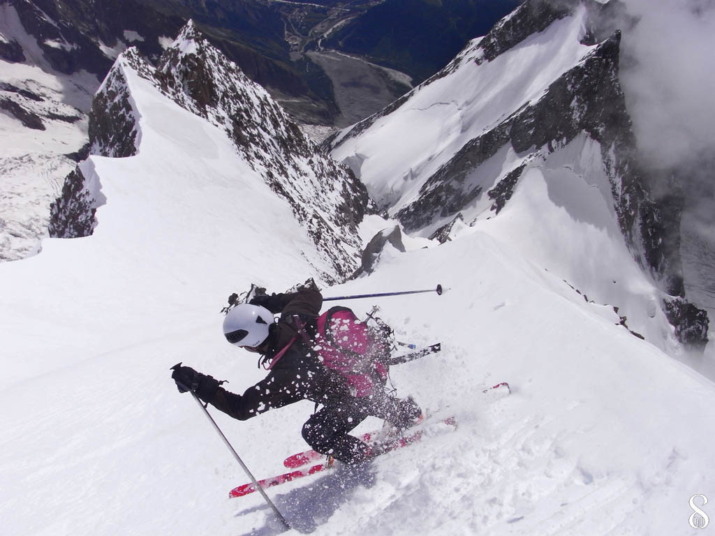 Virage sur l'arête