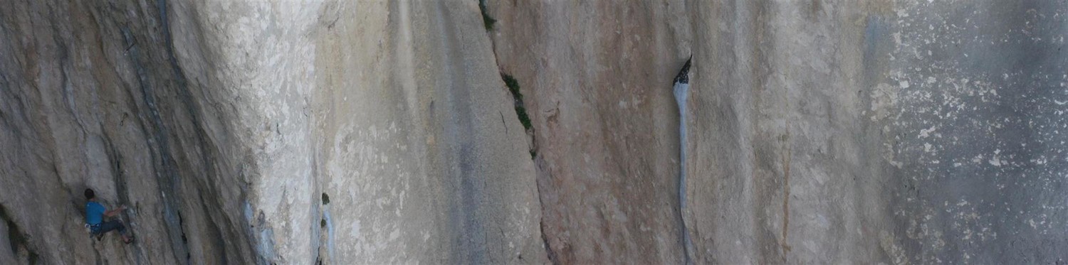 Travail auto-assure dans Seance tenante (8a) au Verdon.