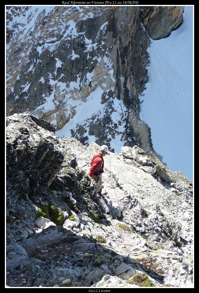 Dans l'arête