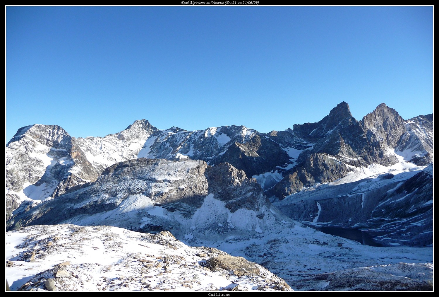 Grande Glière et l'Aiguille de la Vanoise