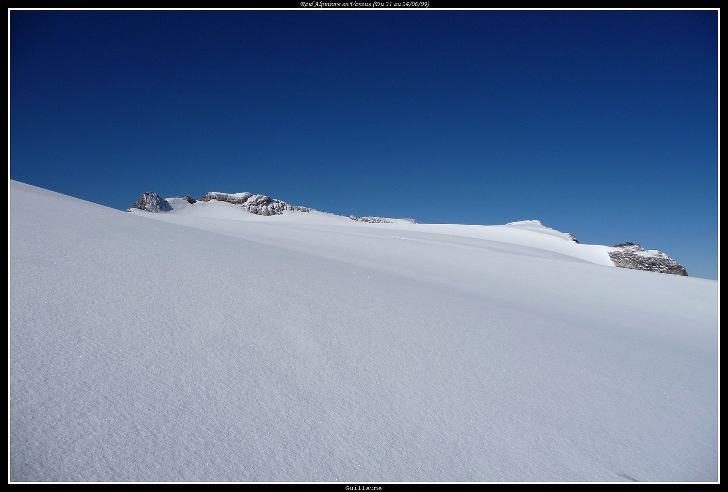 Glacier de la Roche Ferran et le Pelve