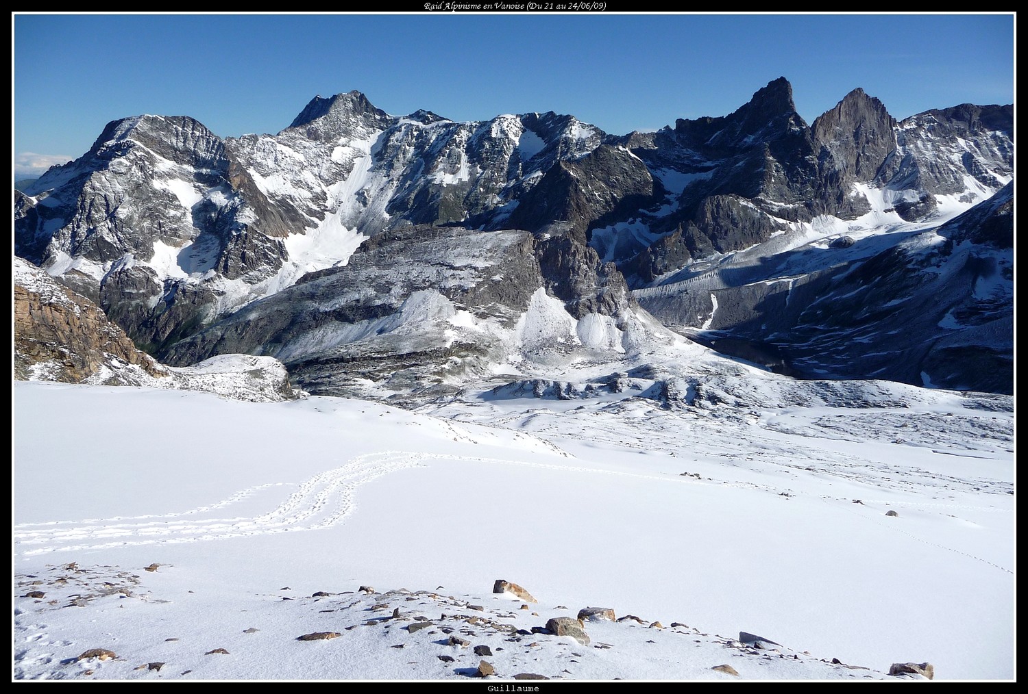 L'Aiguille de la vanoise et la Glière