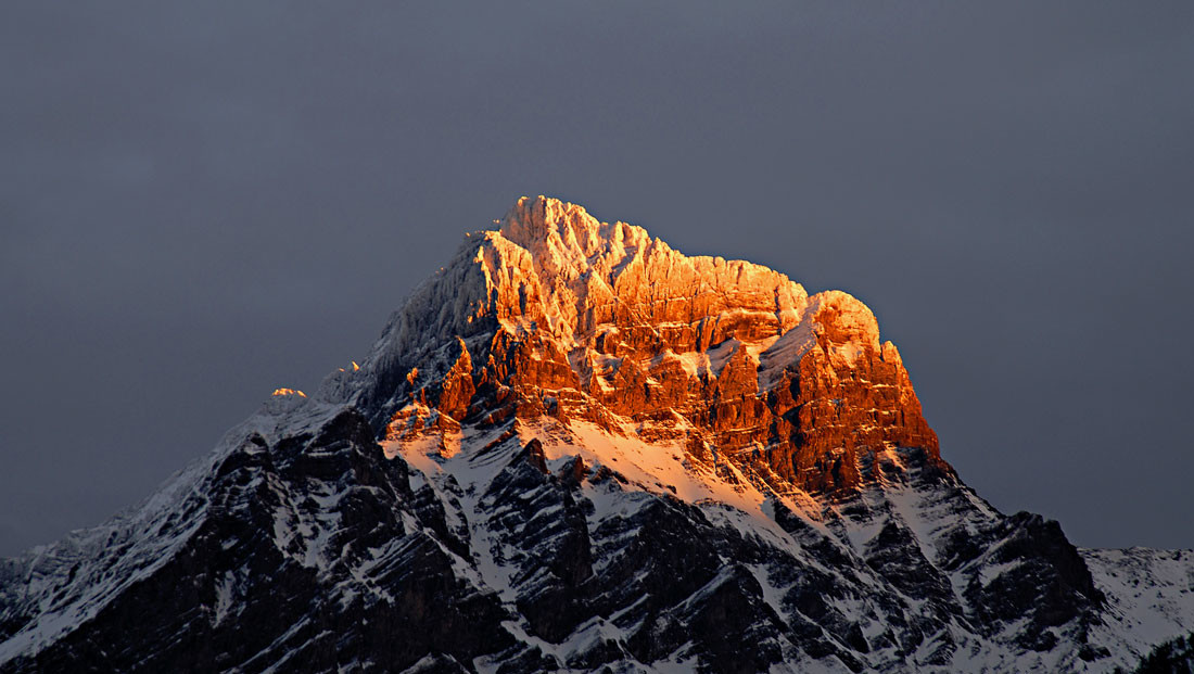 Grand Muveran. crépuscule