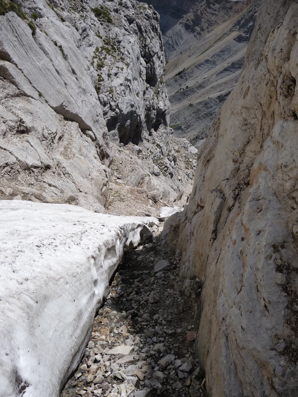 Roc de Garnesier, couloir S