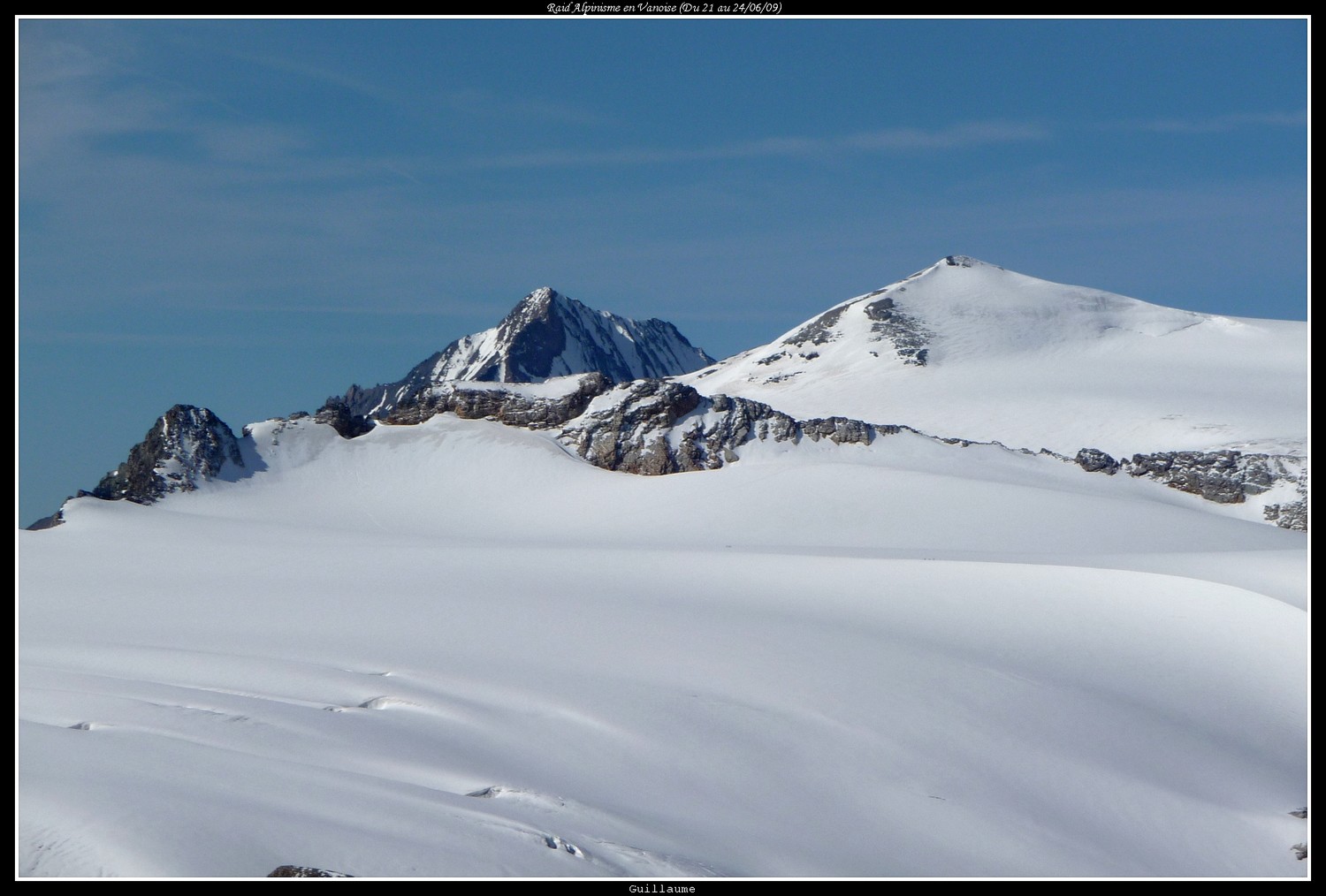 Le Mont Pelve depuis la Grande Glière