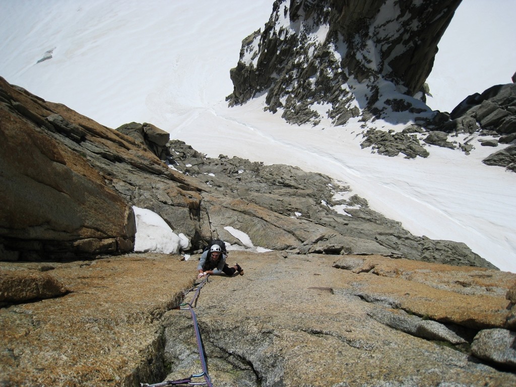 Gd Cap : première fissure de L3 en 6a