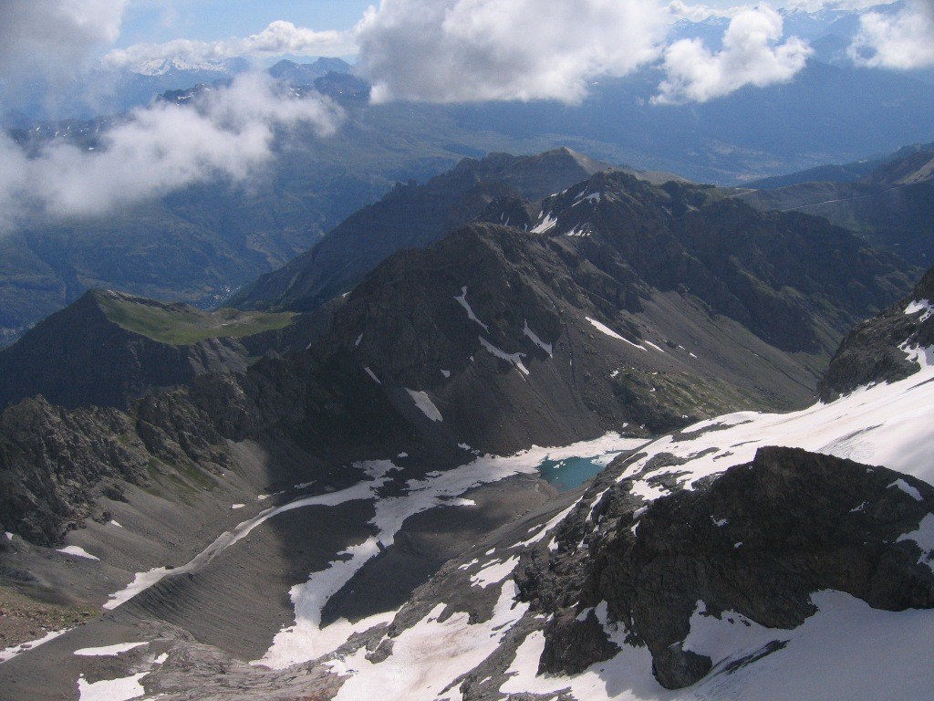 Lac de l'Eychauda en vol