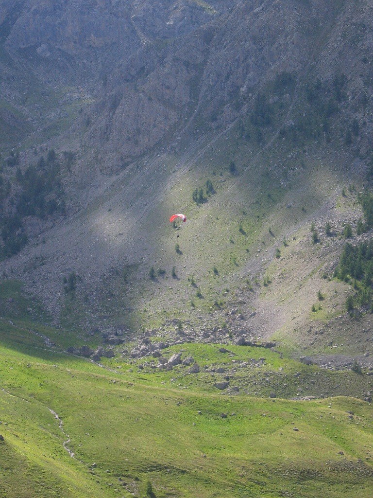 Pierrick sur fond d'alpages