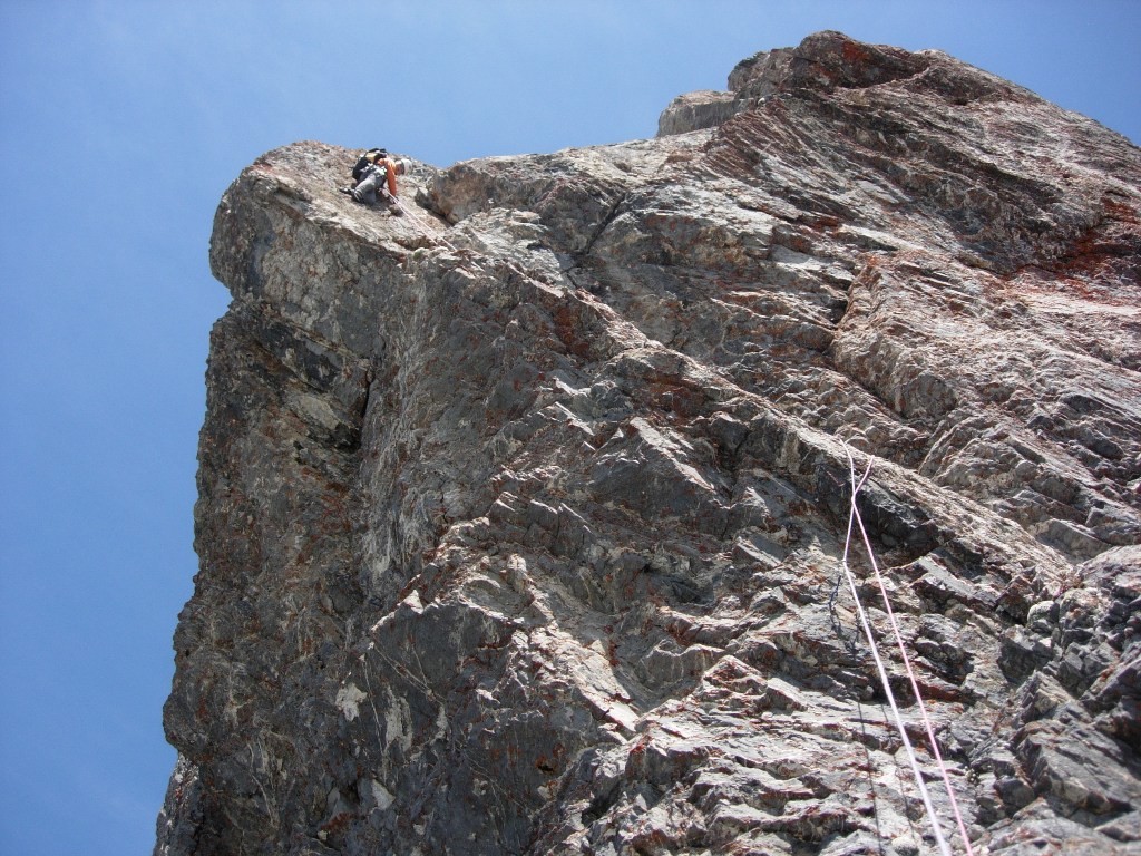 arête de Saille: l'avant dernière longueure