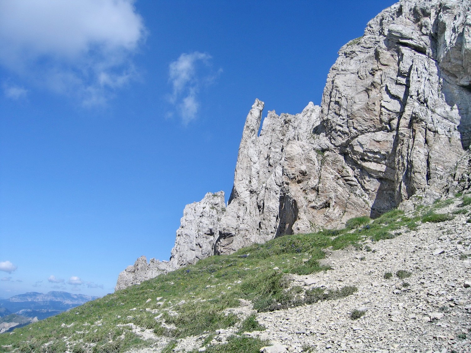 l'arête de la tête des vachéres, du col des aiguilles
