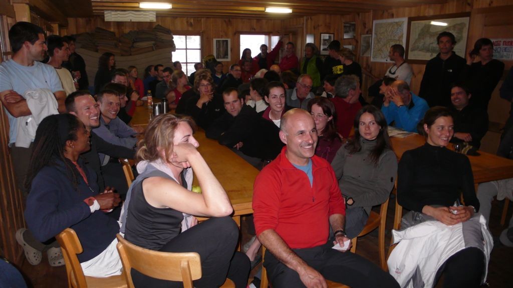 Le cours d'alpinisme et ses 52 participants