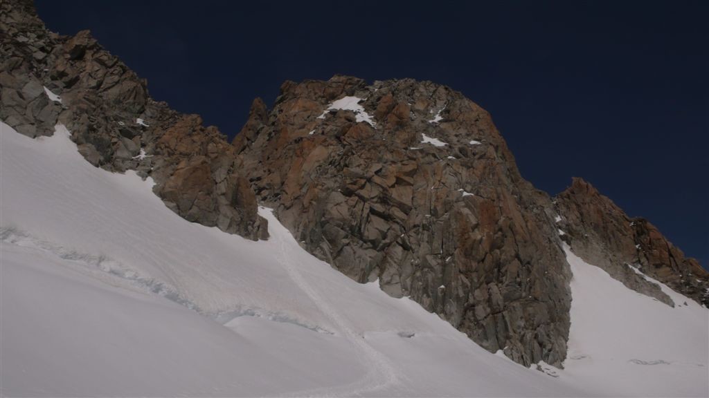 Le sommet Nord vu depuis le plateau de Trient