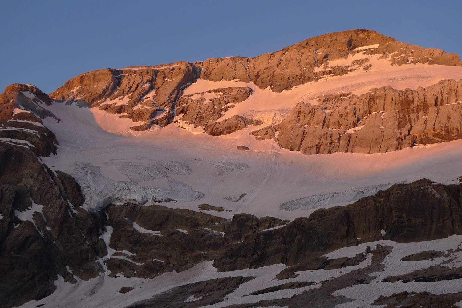 la Face Nord au petit matin
