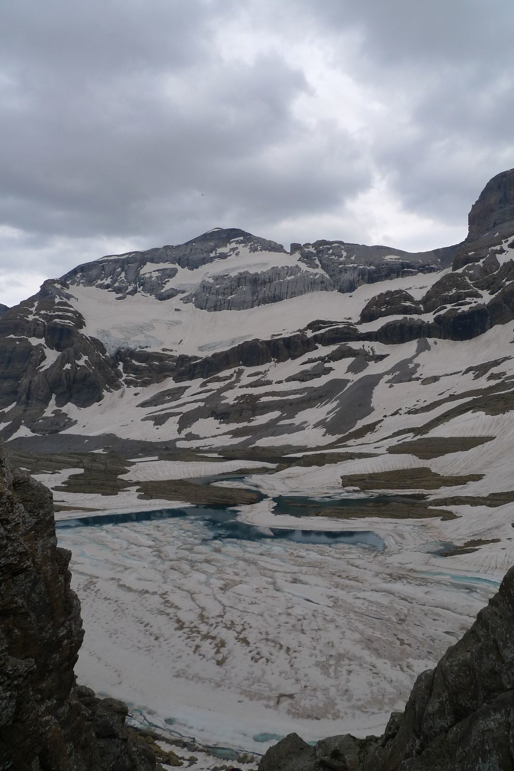 Mont-Perdu, vu depuis la brèche de Tuquerouye