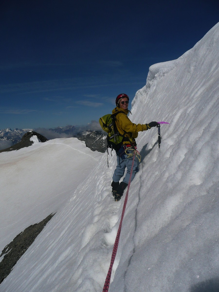 Arête sommitale de la Dent Parrachée