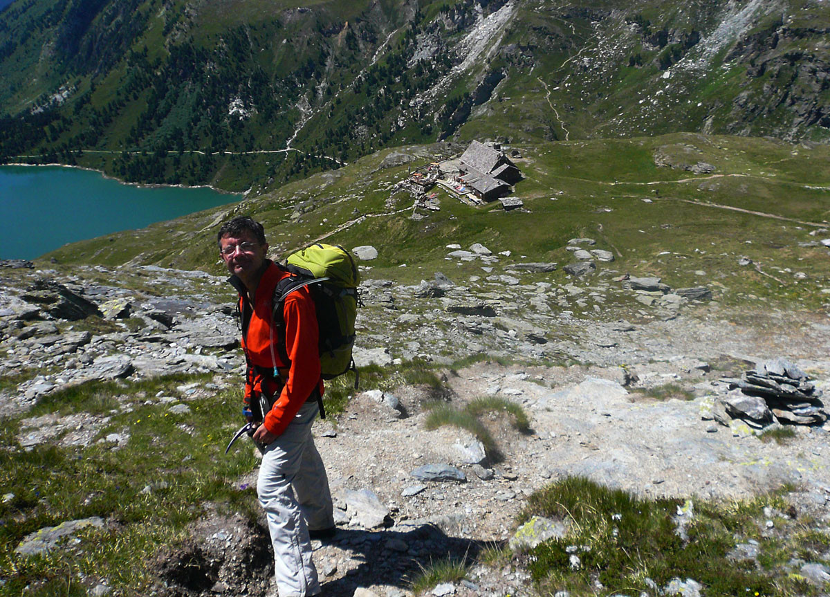 Retour au refuge de la Dent Parrachée