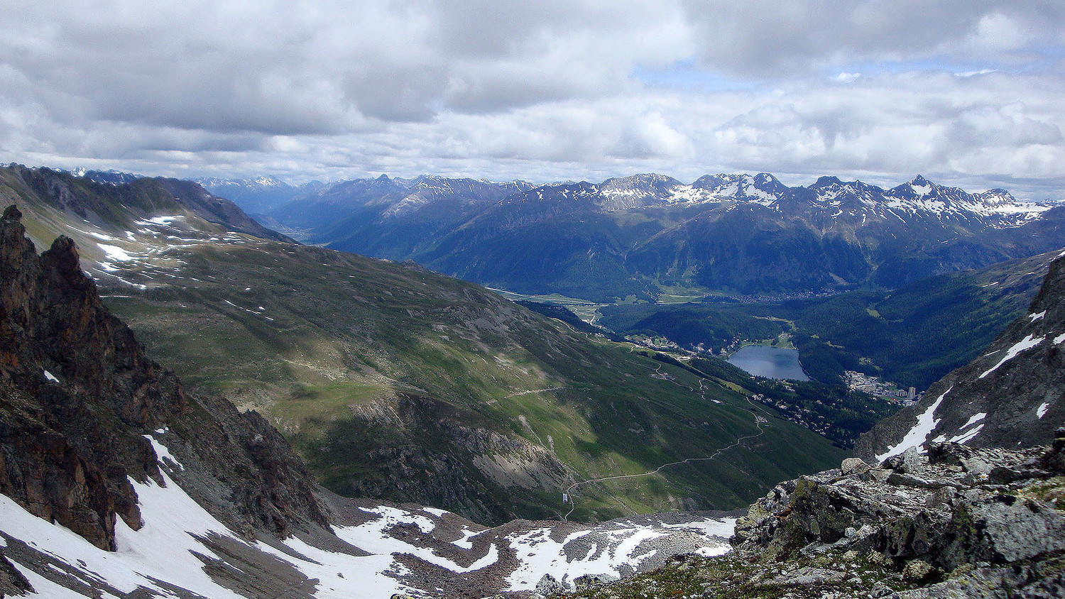 Vue du col Albana