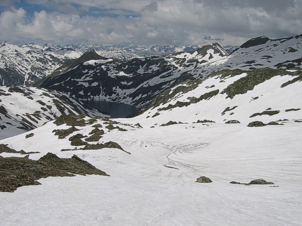 Vista verso il Lago della Sella
