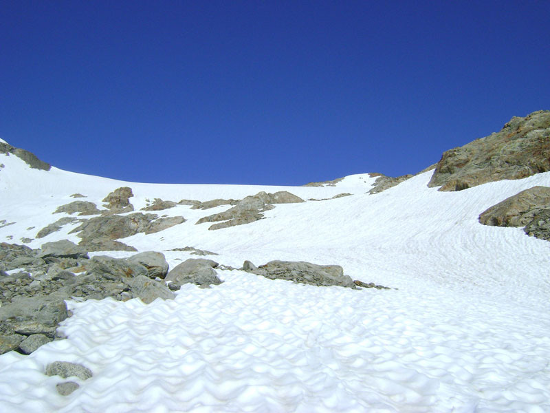 Verso la cima del Giglistock