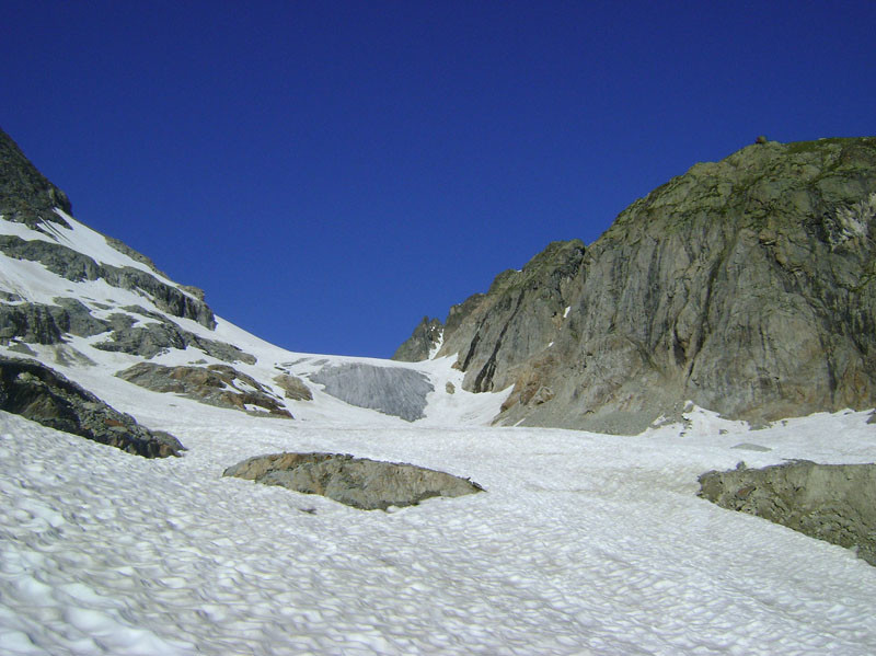Durante la salita al Giglistock