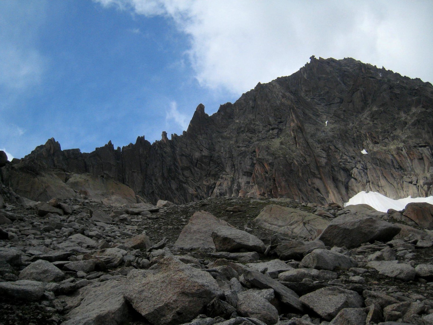 Le Moine et son arête Sud
