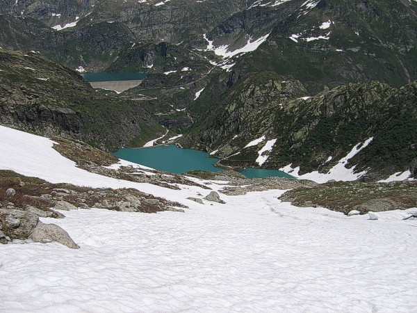 Discesa verso il Lago del Zött