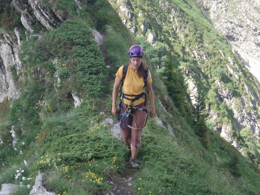 Arête S du Charvin sans difficulté et sécurisée
