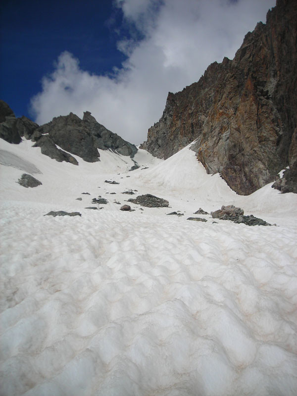 Remontée au col de la Lavey