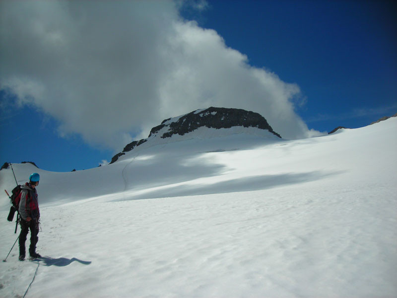 Les Rouies depuis le glacier du même nom