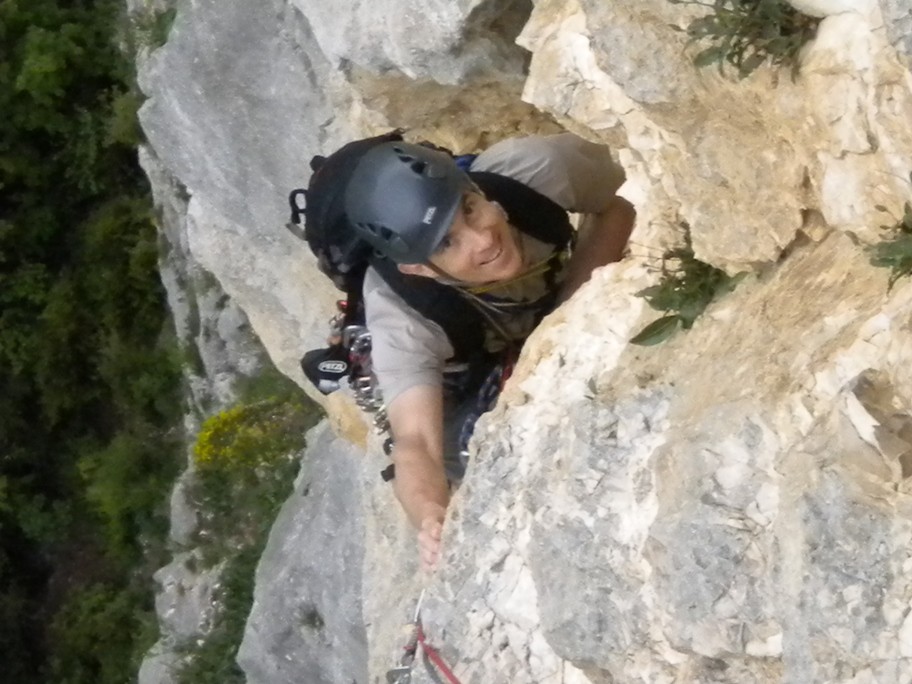 Encore Francois dans l'avant derniere longueur