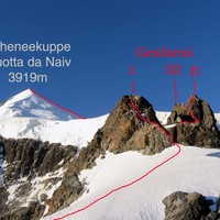 La Crasta (Eselsgrat) al Piz Roseg