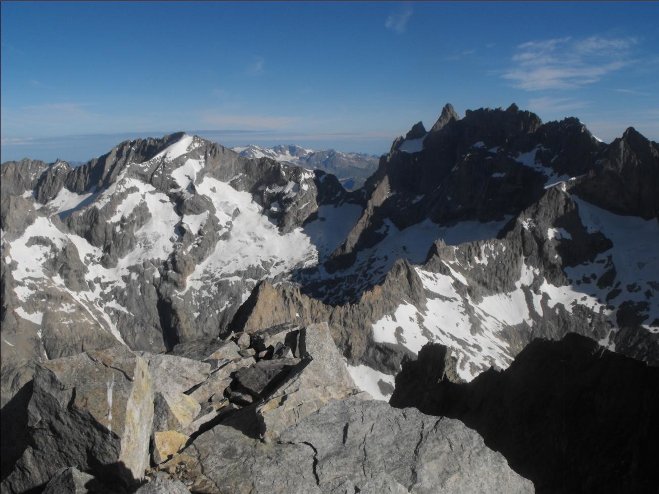 Rateau - Meije depuis le sommet