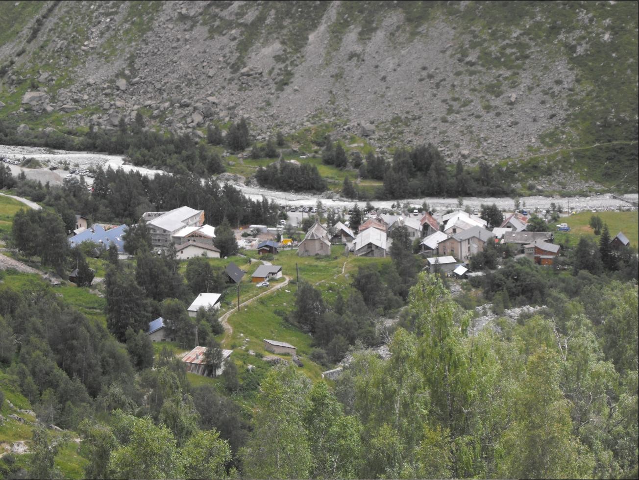 Arrivée sur La Bérarde