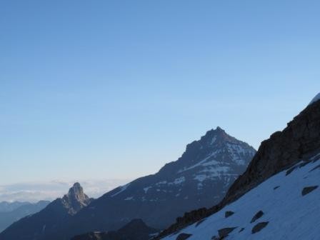lever du jour sur la Pointe de l'Herbetet